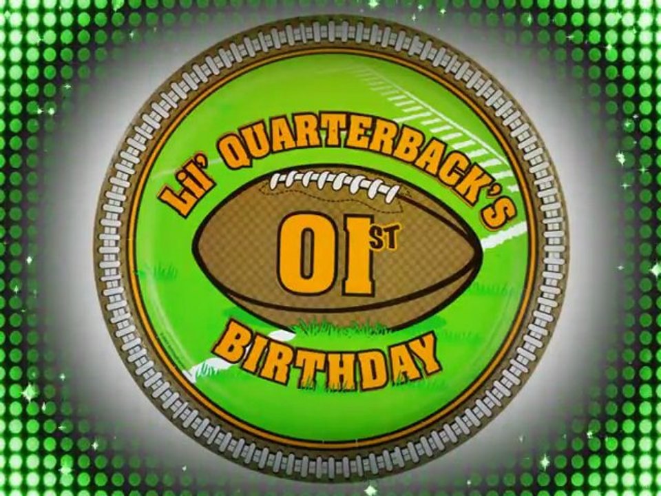 Lil' Quarterback Football First Birthday Party