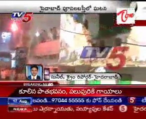 Building collapse in Hyderabad injures several people