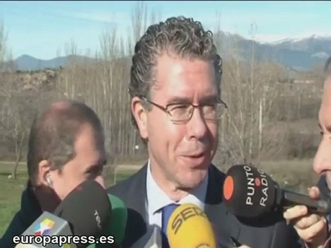 Granados durante la visita a Colmenar Viejo