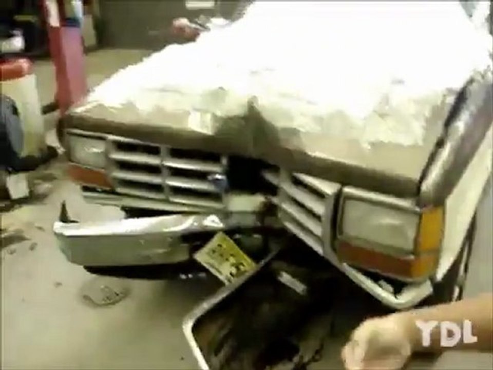 Fahrt durch den Schnee Fail