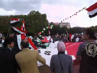 19 juin 2011 : Manifestation anti-gouvernementale syrienne, à Paris