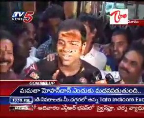 Indian Idol Sreeram Talking to Media @ Home