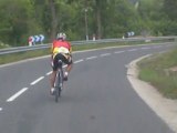 Cyclo Club Kingersheim (CCK) - Jean-Marie S. à 60 km/h de moyenne dans la descente du Mont Gerbier de Jonc lors de l'Ardéchoise 2011 _ IMGP1803