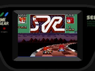 Sonic Drift 2 (Sega Game Gear) Gameplay Part 1 (Purple Chaos Emerald GP 1 2)