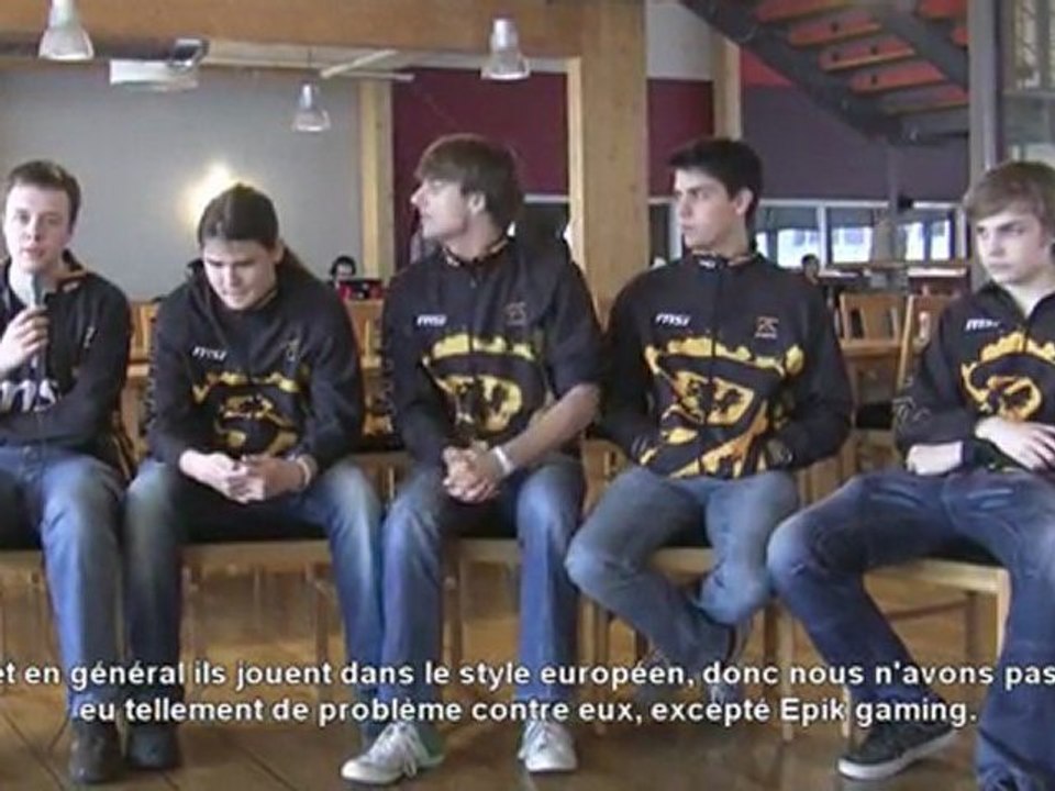 DH Summer 2011 : Interview de l'equipe Fnatic.LoL