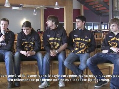 DH Summer 2011 : Interview de l'equipe Fnatic.LoL