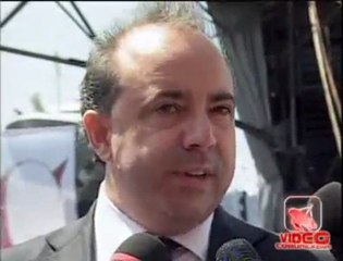 Napoli - Il Mega Yacht dei cantieri navali Palumbo