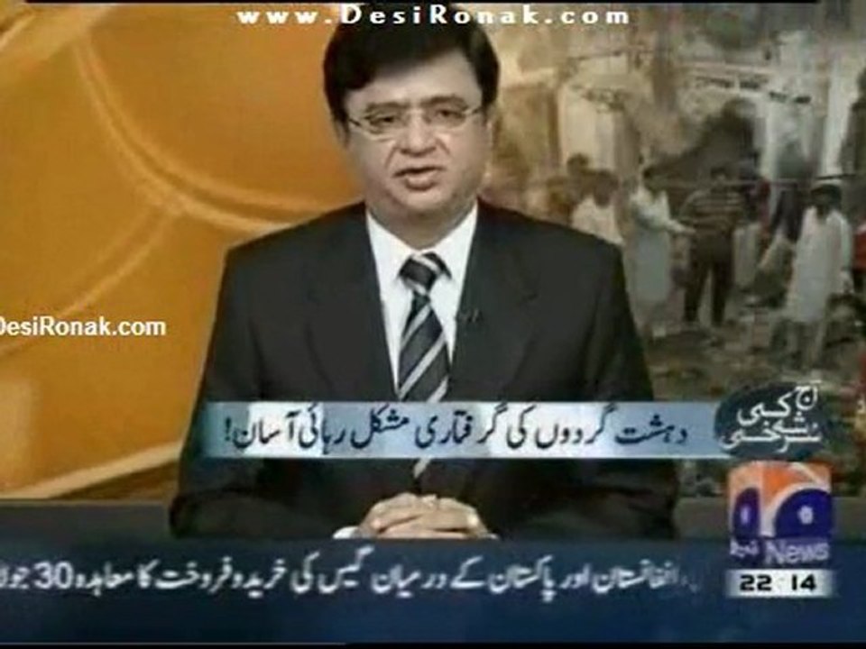 Aaj Kamran Khan Kay Sath 20th June 2011 Part 1