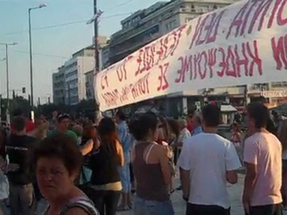 Αγανακτισμένοι στο Σύνταγμα 27η ημέρα 3