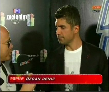 Özcan Deniz-PopSav Harbiye Açık Hava Konseri-Röportaj-(19.06.2011)