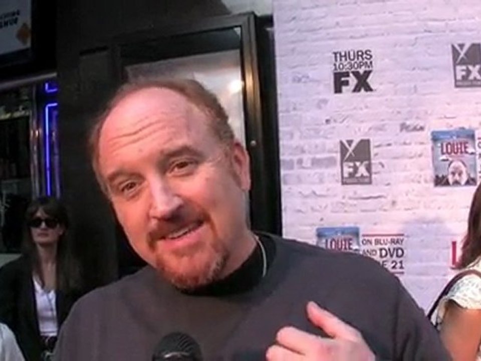Louis C.K. at the season 2 premiere of FX's 'Louie'