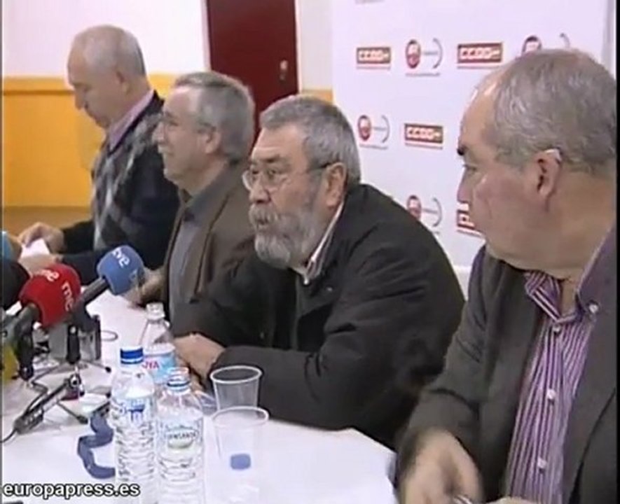 Toxo y Méndez participan en una asamblea de delegados