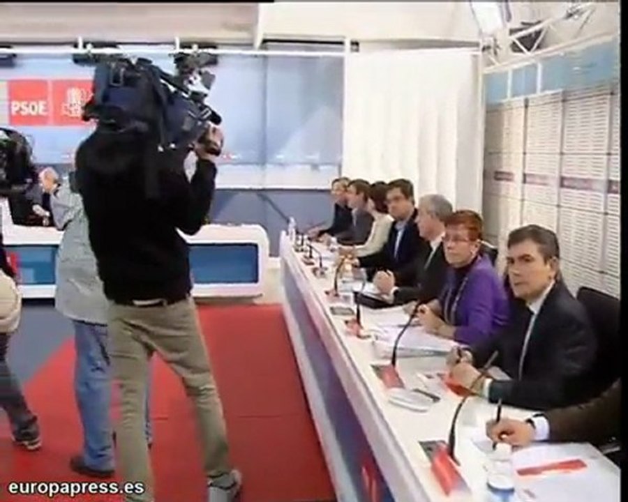 Reunión del PSOE con Zapatero