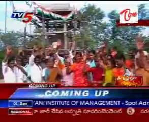 Late CM YSR is Human GOD of the Villagers - Temple for YSR @ Santamaguluru M, Elchuru