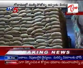 Officers negligency,Rice Stocks Strucked in FCI Godowns