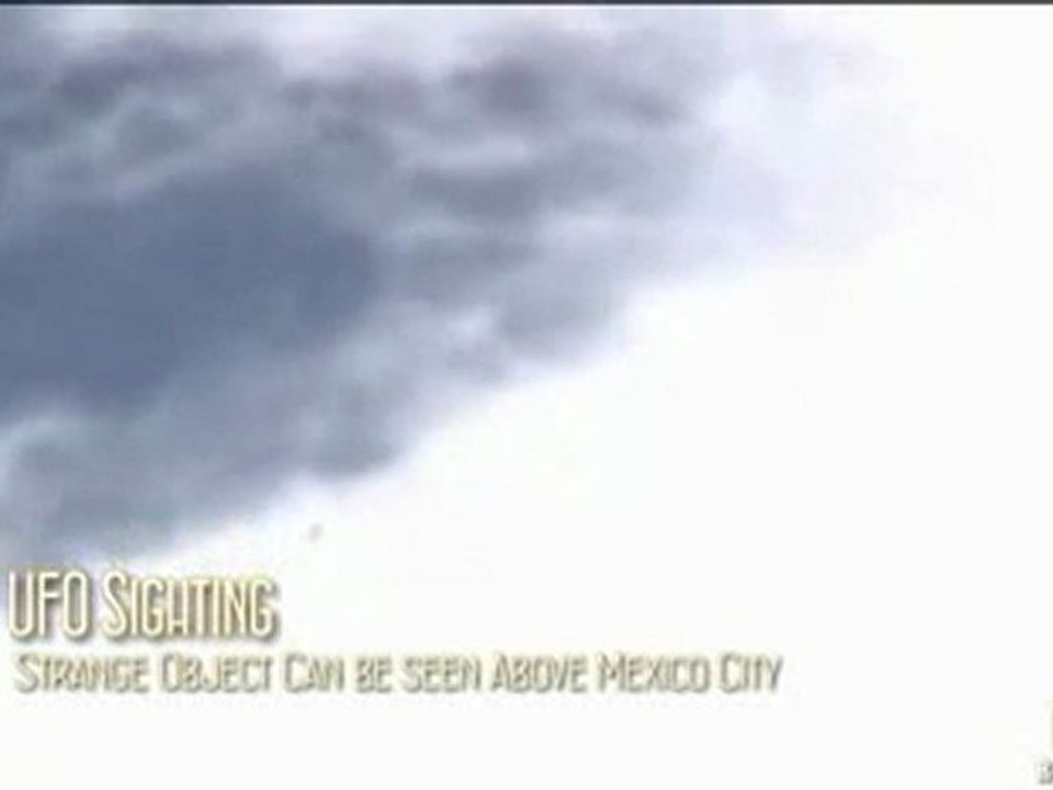 OVNI sur la ville de Mexico