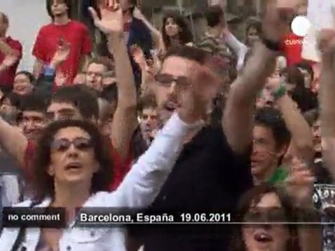 Manifestations en Espagne contre le plan... - no comment