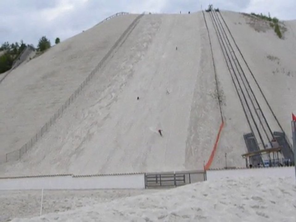 Ski sur sable de kaolin