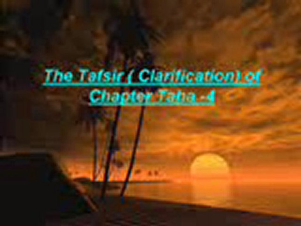 Chapter Taha Interpretation-4