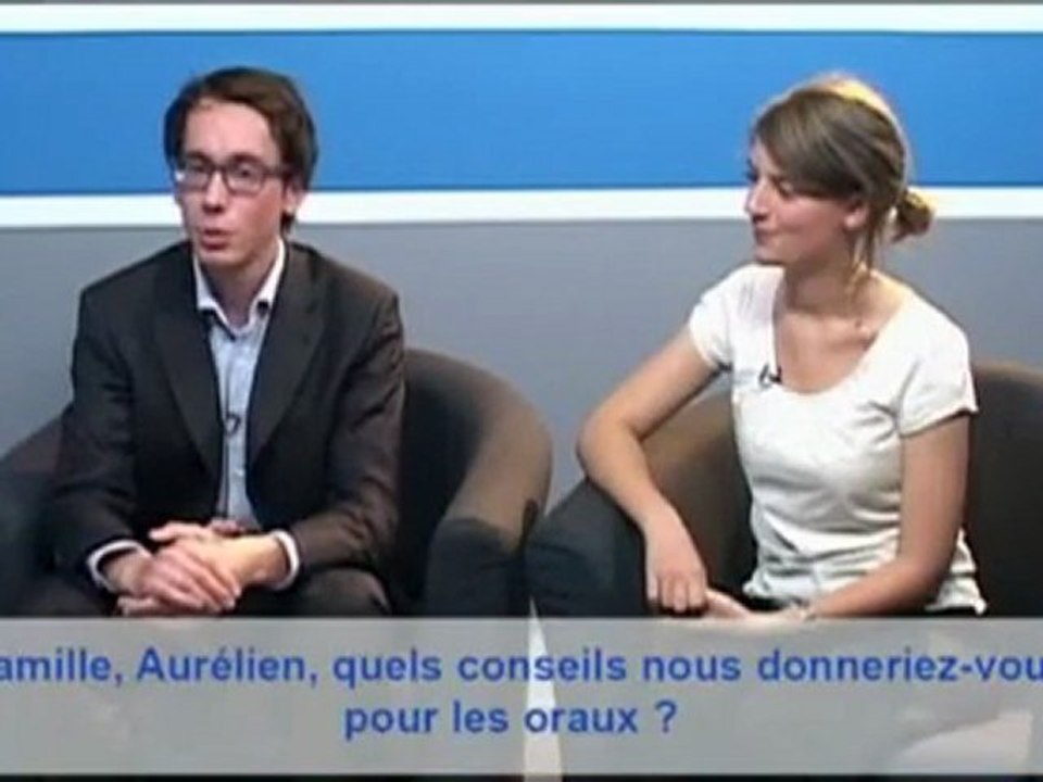 Admissibles Campus Channel (4/36) : conseils pour les oraux