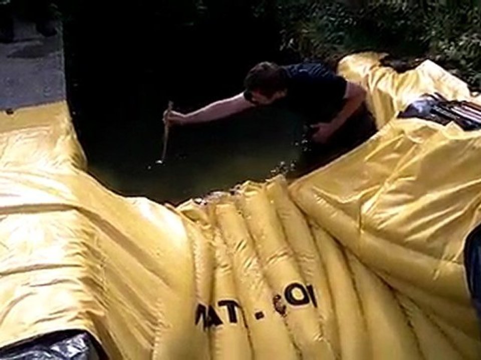 Démonstration water-gate point d'aspiration mobile - SDIS Meuse