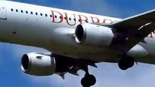 Landing Airbus A320 - Dubrovnik airlines - LFLC