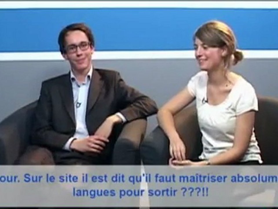 Admissibles Campus Channel (16/36) : trois langues