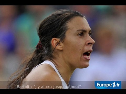 Bartoli : j'y ai cru jusqu'au bout