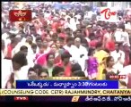 Heavy rush at Durga temple