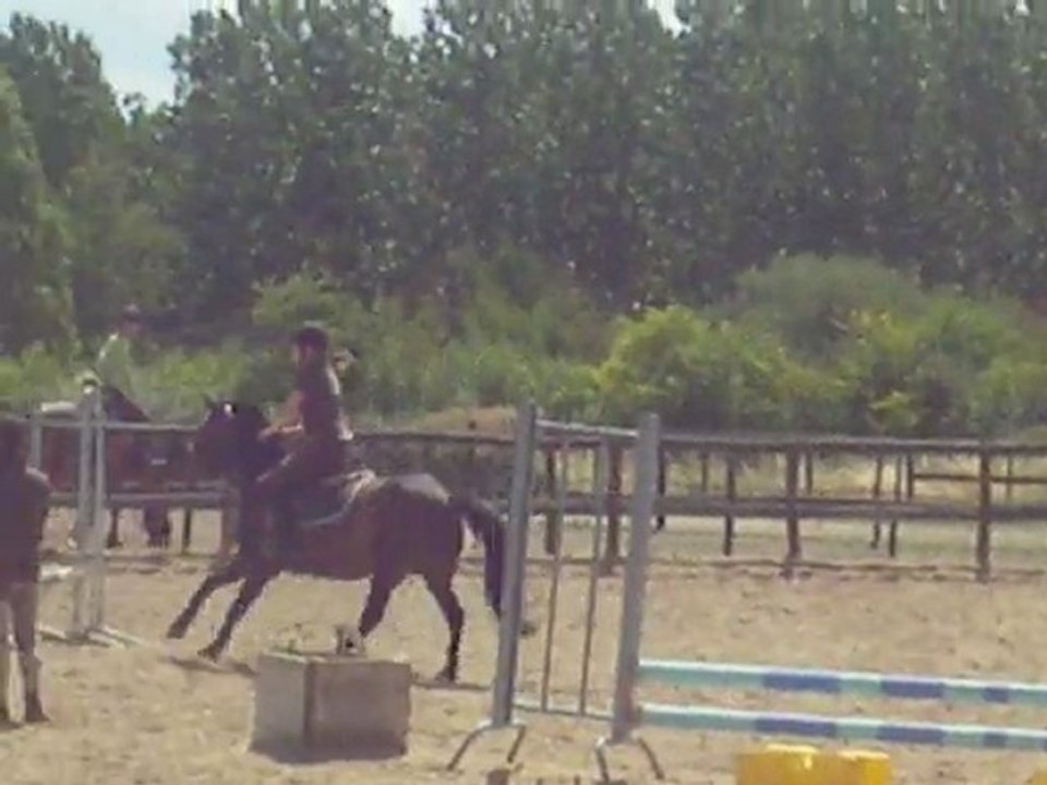 passage de mon galop 3 saut d'obstacla