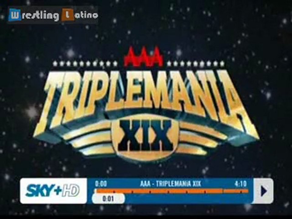 Triplemania 19 parte 1 WrestlingLatino.com