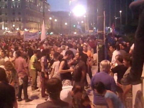 αγανακτισμένοι στο σύνταγμα 28η μέρα