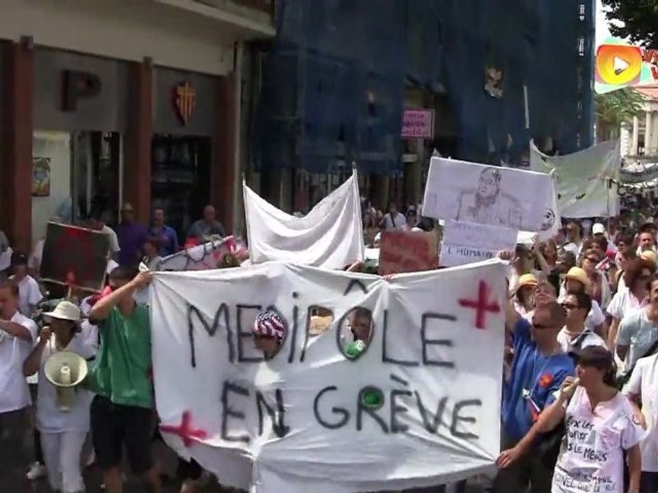 Manifestation du personnel de santé de Médipole