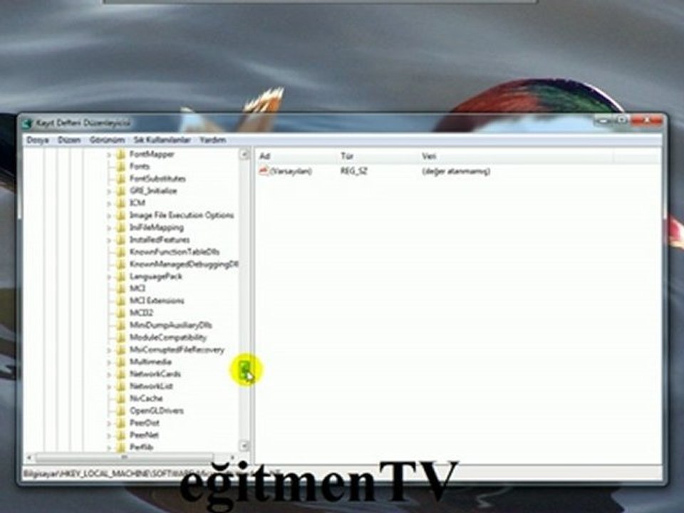 Bilgisayarınızın Karşılama Mesajını Değiştiriniz