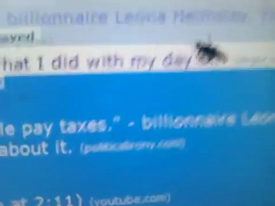 Sinek Dokunmatik Ekranda Gezerse