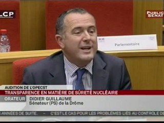 Audition,OPECST sur "la transparence en matière de sûreté nucléaire"