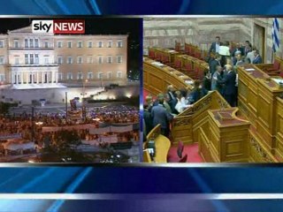 Wotum zaufania dla greckiego rządu