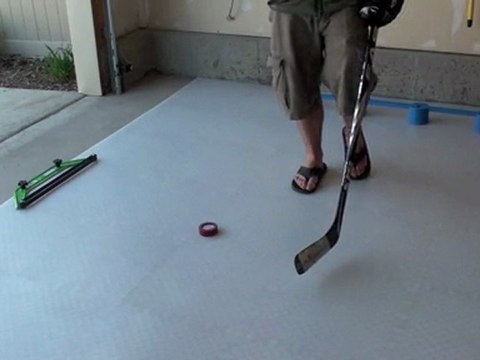 11. Off-ice Stickhandling Practice: Dryland Flooring Tiles