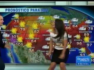 Tom Hanks does the weather