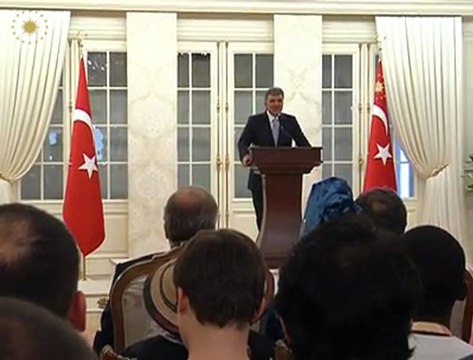 9. Uluslararası Türkçe Olimpiyatları Öğrenci Temsilcileri Çankaya Köşkünde