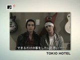 MTV japan :Tokio Hotel - Music of hope