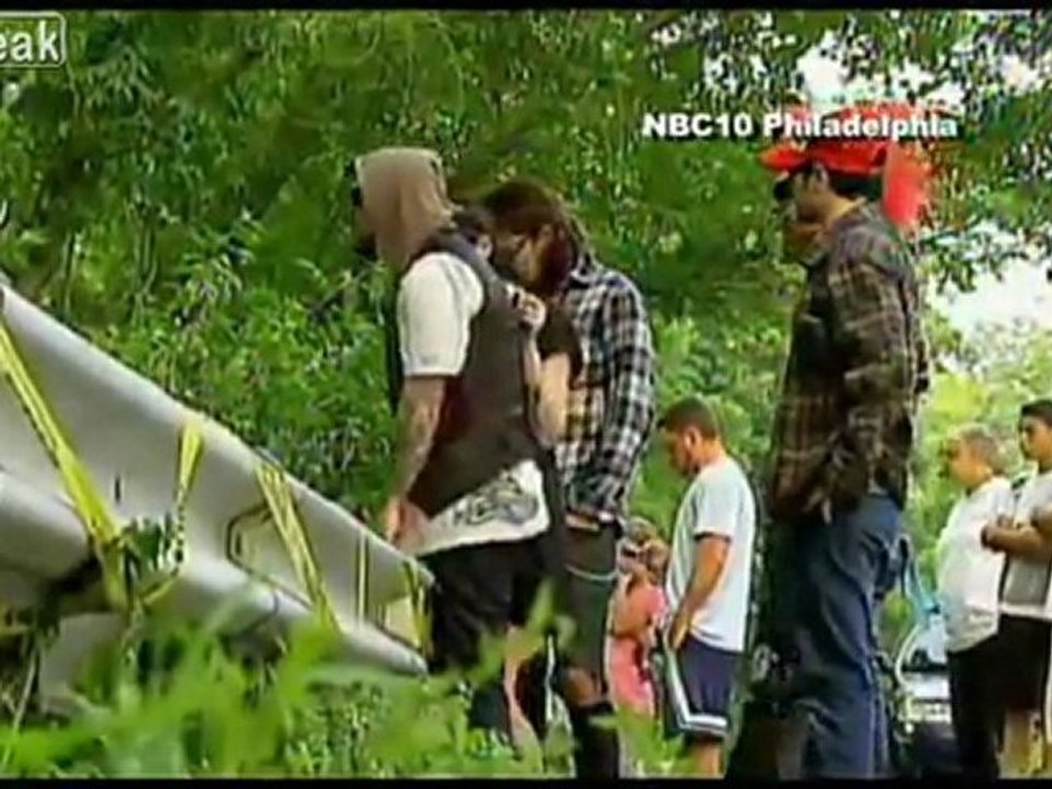 Bam Margera Breaks Down At Ryan Dunn Crash Scene Today Video Dailymotion