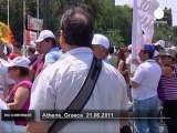 Protests in Greece against austerity and... - no comment