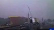 iWitness: Lightning hits crane - 06/21/2011