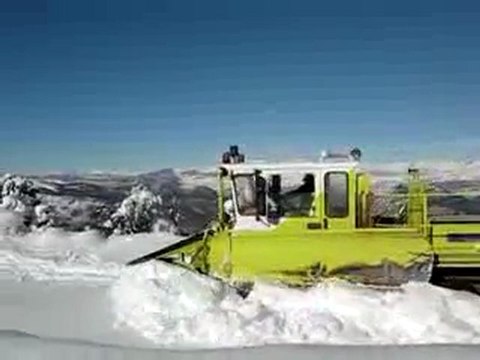 Deneigement Gréolieres les nei