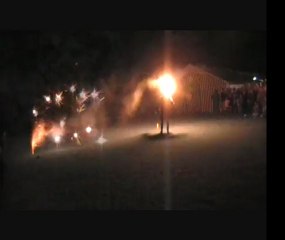 crachage  de feu à chaumot