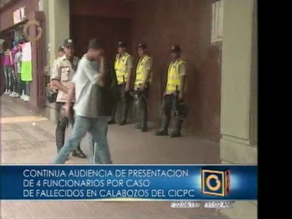 Audiencia a funcionarios del CICPC