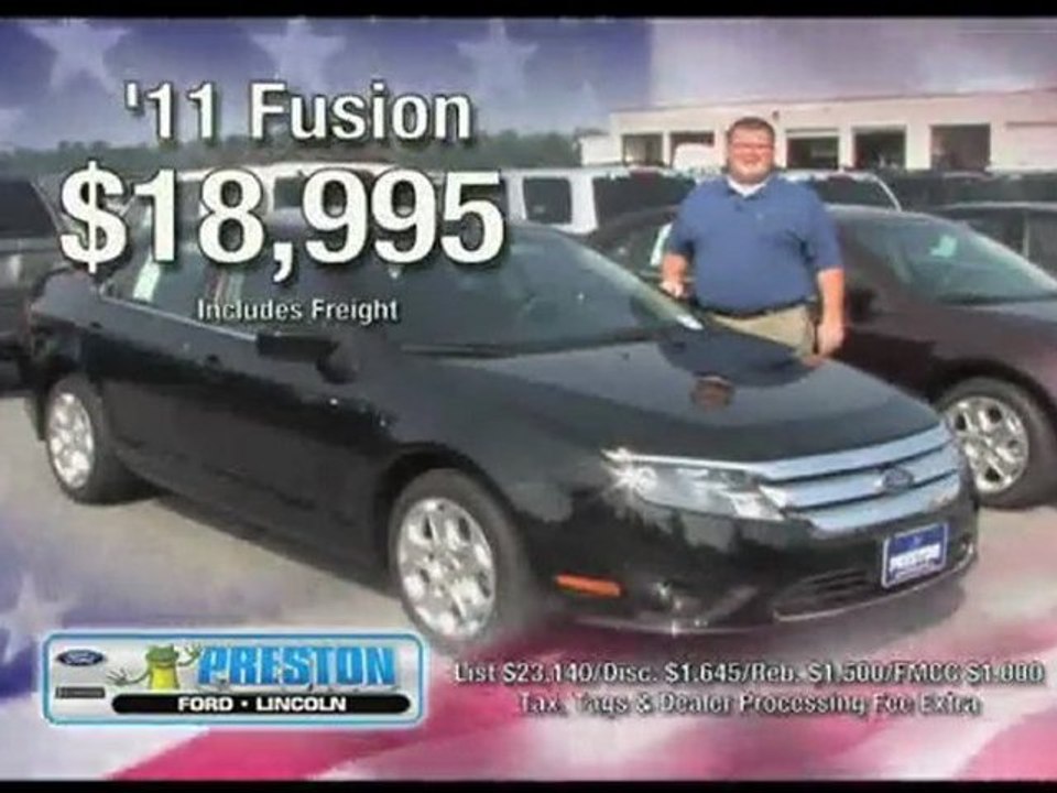 Ford Fusion, F150 - Great American Ford Sales Event- ...