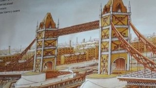 Construction du Tower Bridge (Londres)