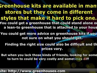 Deciding to get a Greenhouse kits